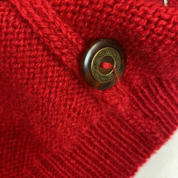 Vintage 1993 Susan Scottie Dog Shetland Wool Argyle Sweater Vest - Picture 10 of 10